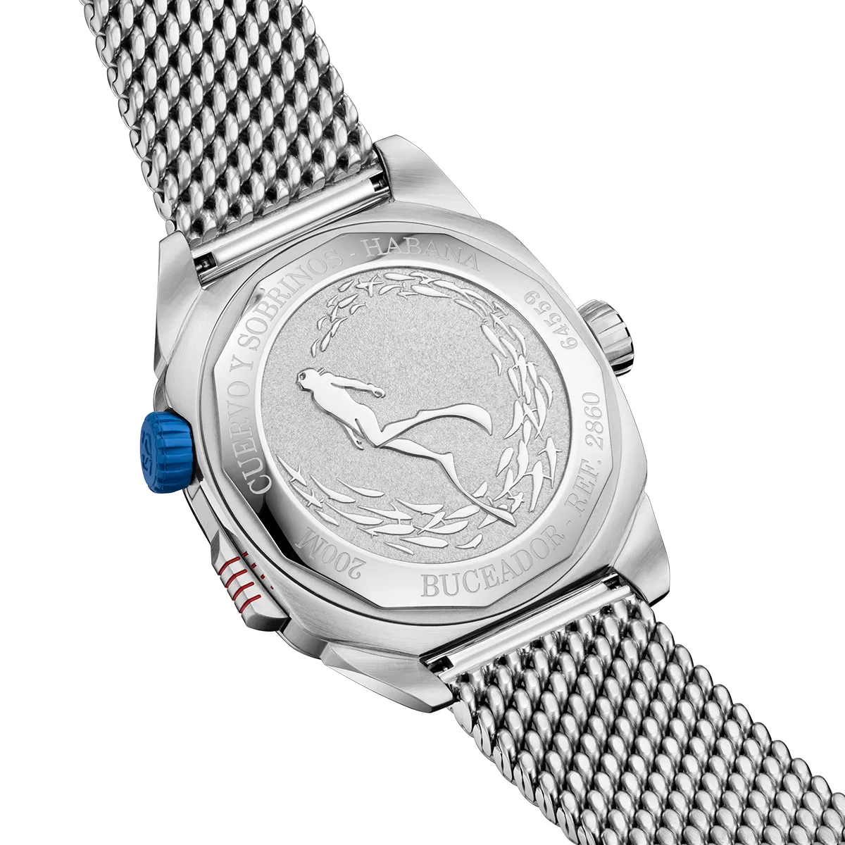 Cuervo y Sobrinos Buceador Caribe Bracelet Watch - Image 3