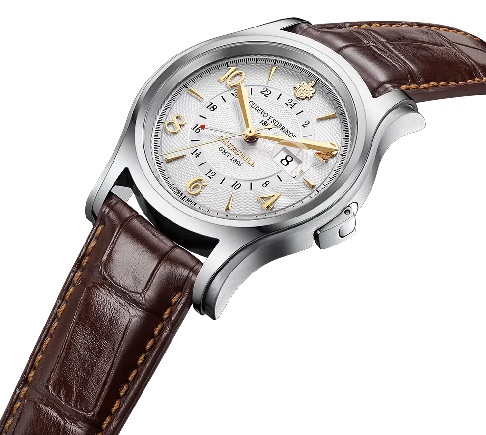 Cuervo y Sobrinos Churchill 1895 GMT Watch - Image 3