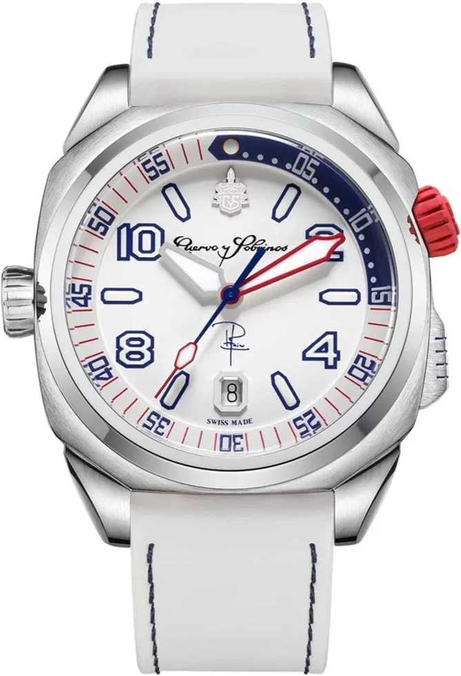 Cuervo y Sobrinos Buceador Caribe Pipin Watch