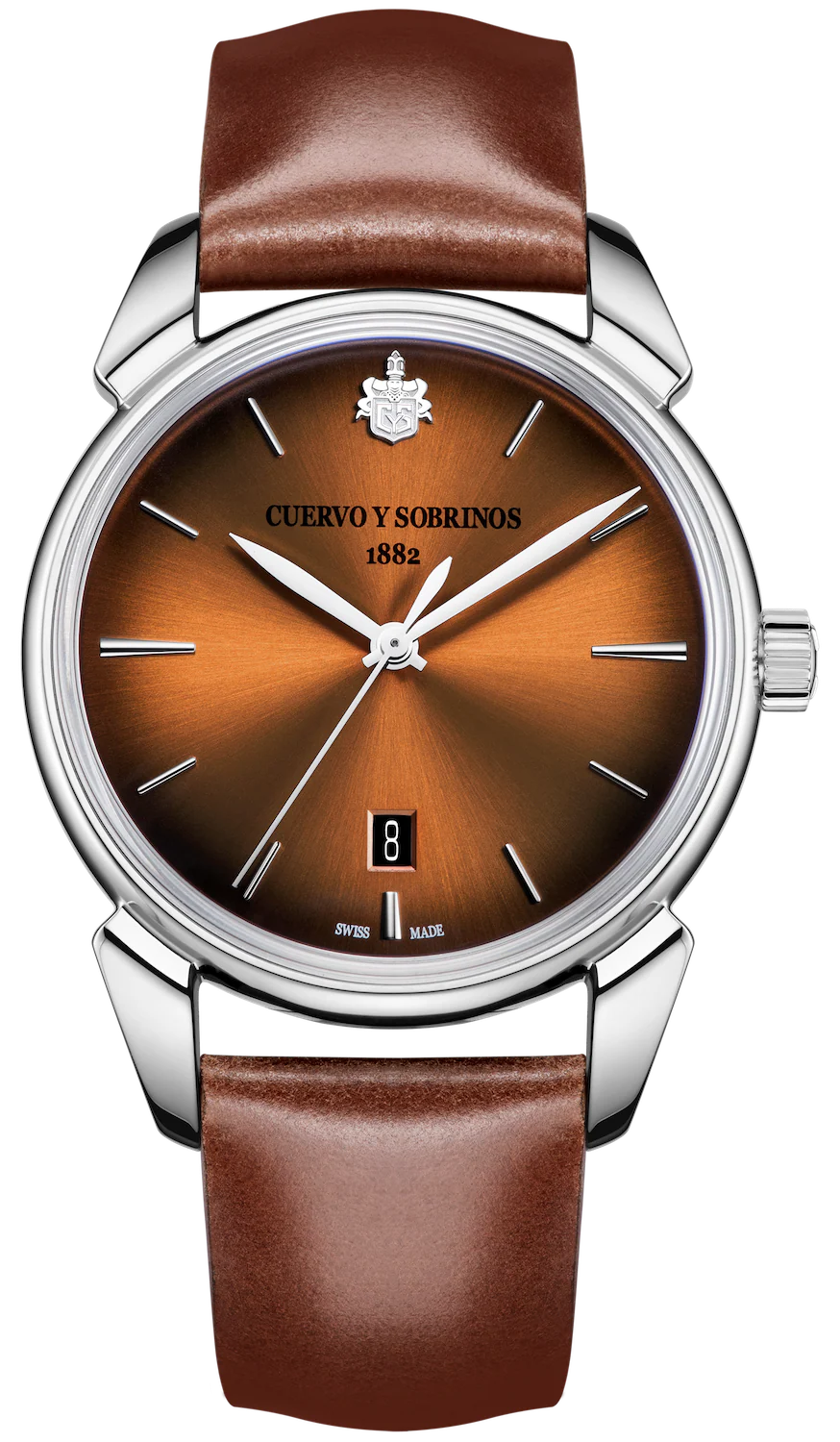 Cuervo y Sobrinos Historiador Asturias Brown Watch