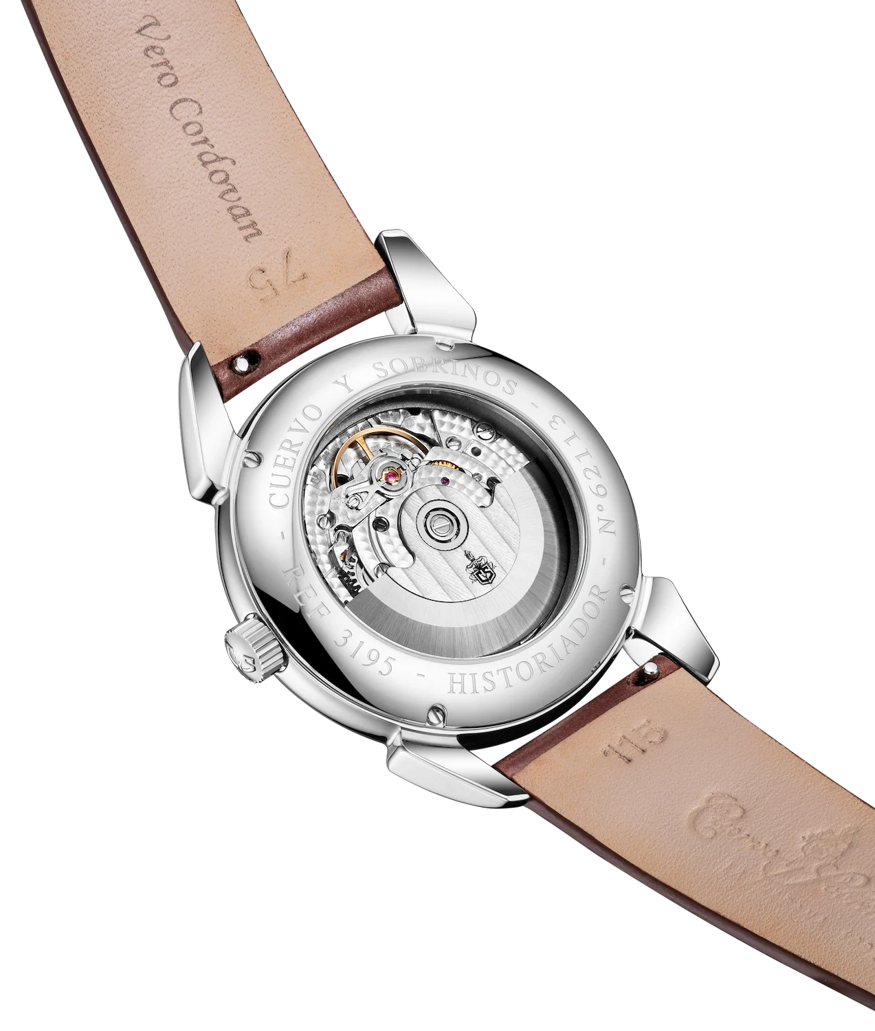 Cuervo y Sobrinos Historiador Asturias Brown Watch - Image 2