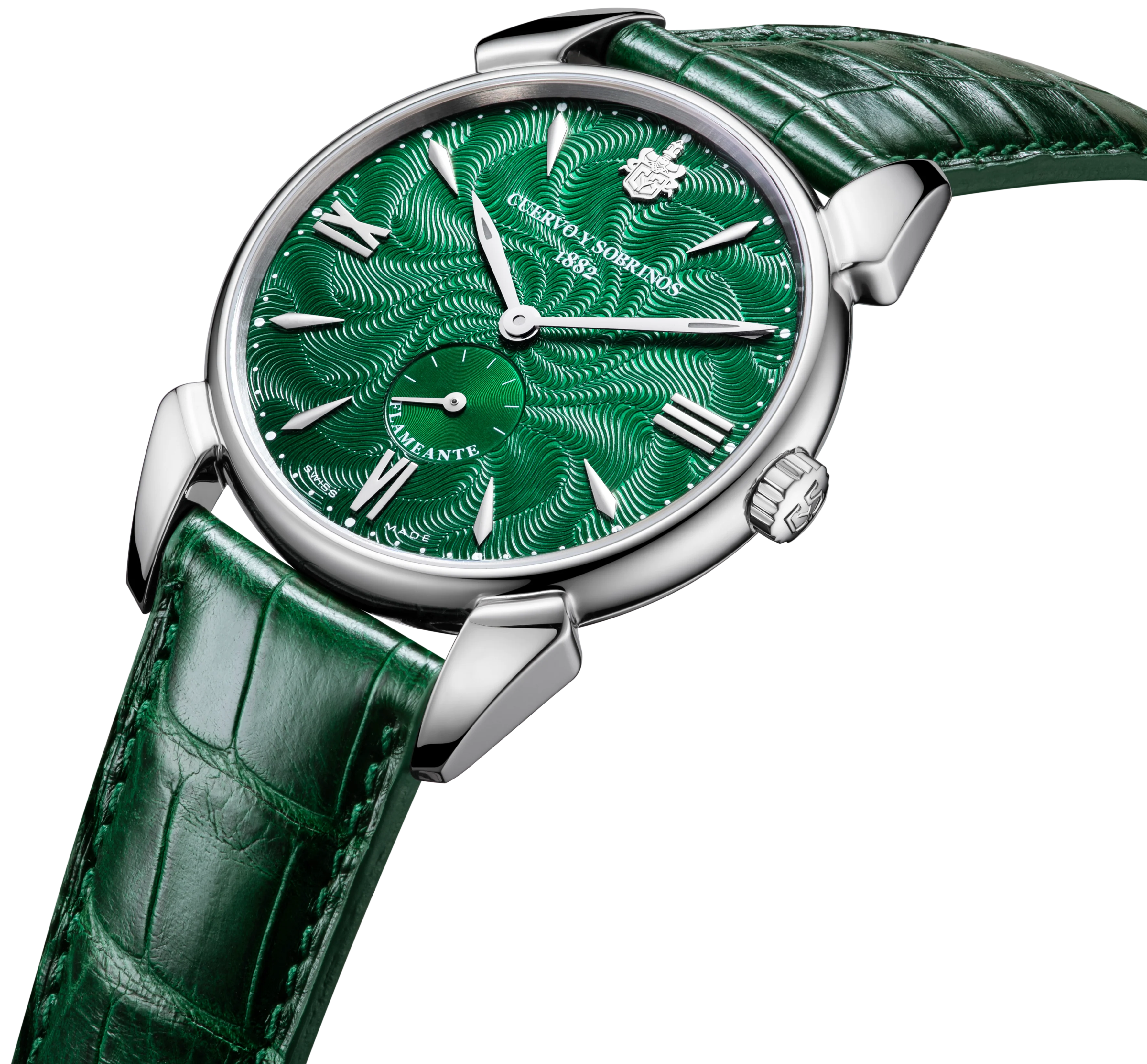 Cuervo y Sobrinos Watch Historiador Flameante Green Limited Edition - Image 2