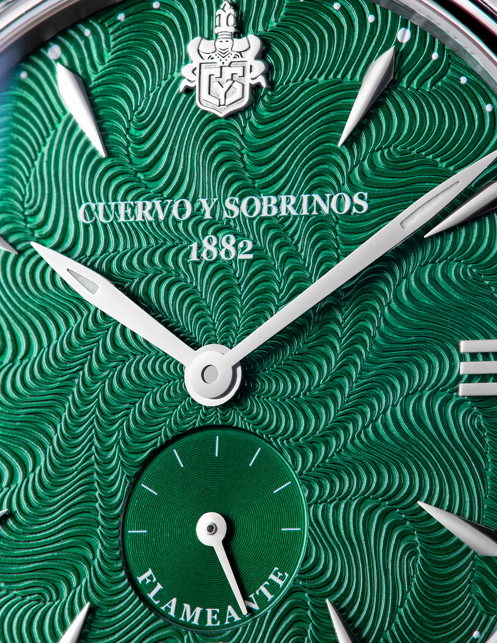 Cuervo y Sobrinos Watch Historiador Flameante Green Limited Edition - Image 3
