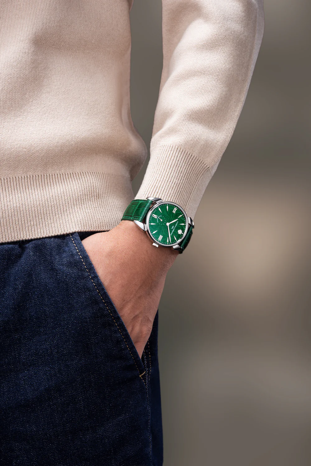 Cuervo y Sobrinos Watch Historiador Flameante Green Limited Edition - Image 9