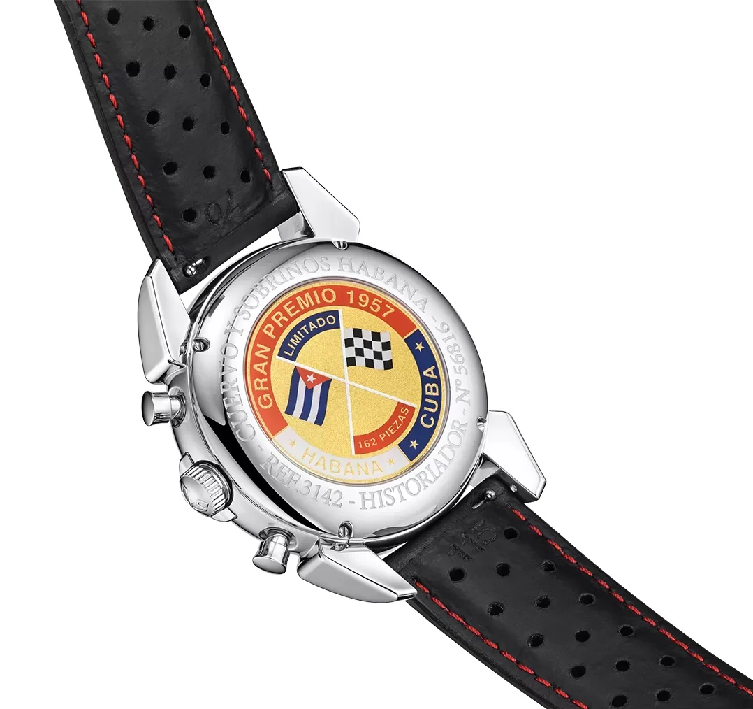 Cuervo y Sobrinos Watch Historiador Gran Premio de Cuba 1957 Limited Edition D - Image 2