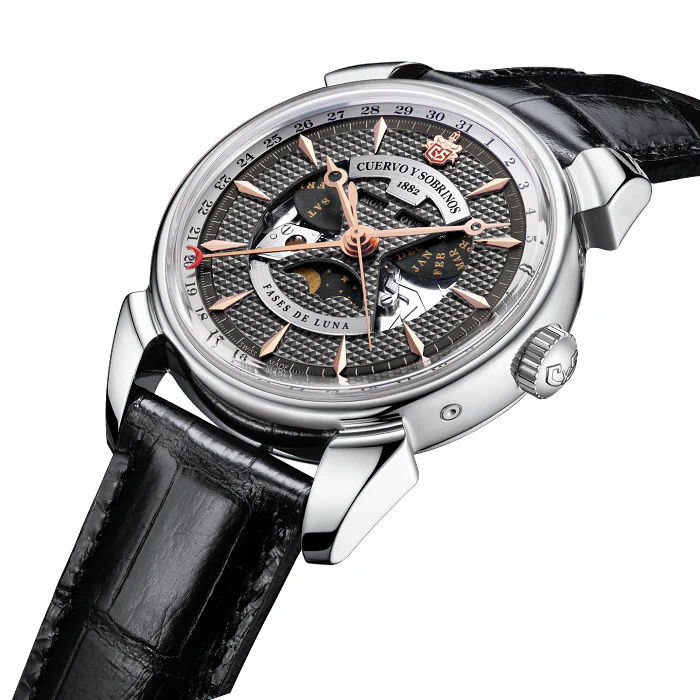 Cuervo y Sobrinos Watch Historiador Luna Negra Limited Edition - Image 2