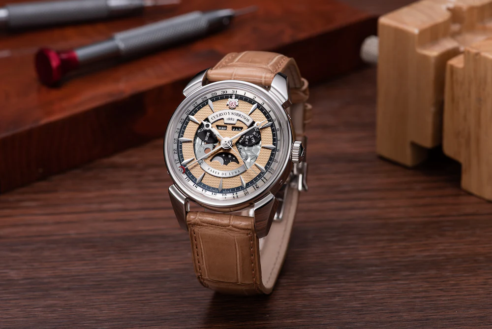 Cuervo y Sobrinos Watch Historiador Luna Negra Limited Edition - Image 7
