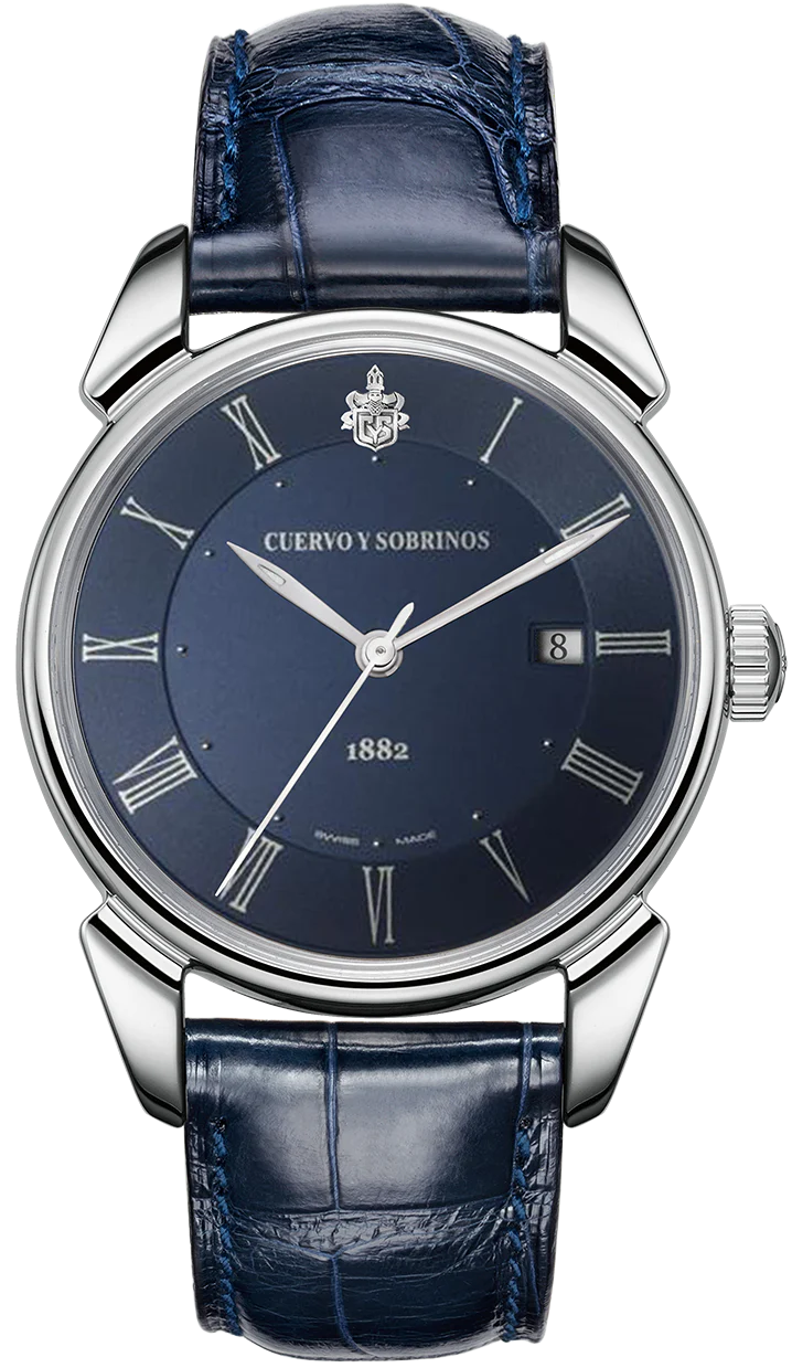 Cuervo y Sobrinos Watch Historiador Segundos Centrales