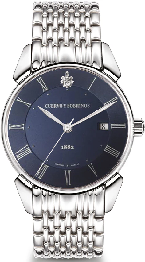 Cuervo y Sobrinos Watch Historiador Segundos Centrales