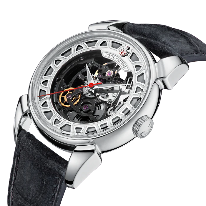 Cuervo y Sobrinos Watch Historiador Squelette - Image 3
