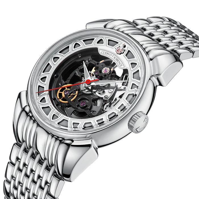 Cuervo y Sobrinos Watch Historiador Squelette - Image 4