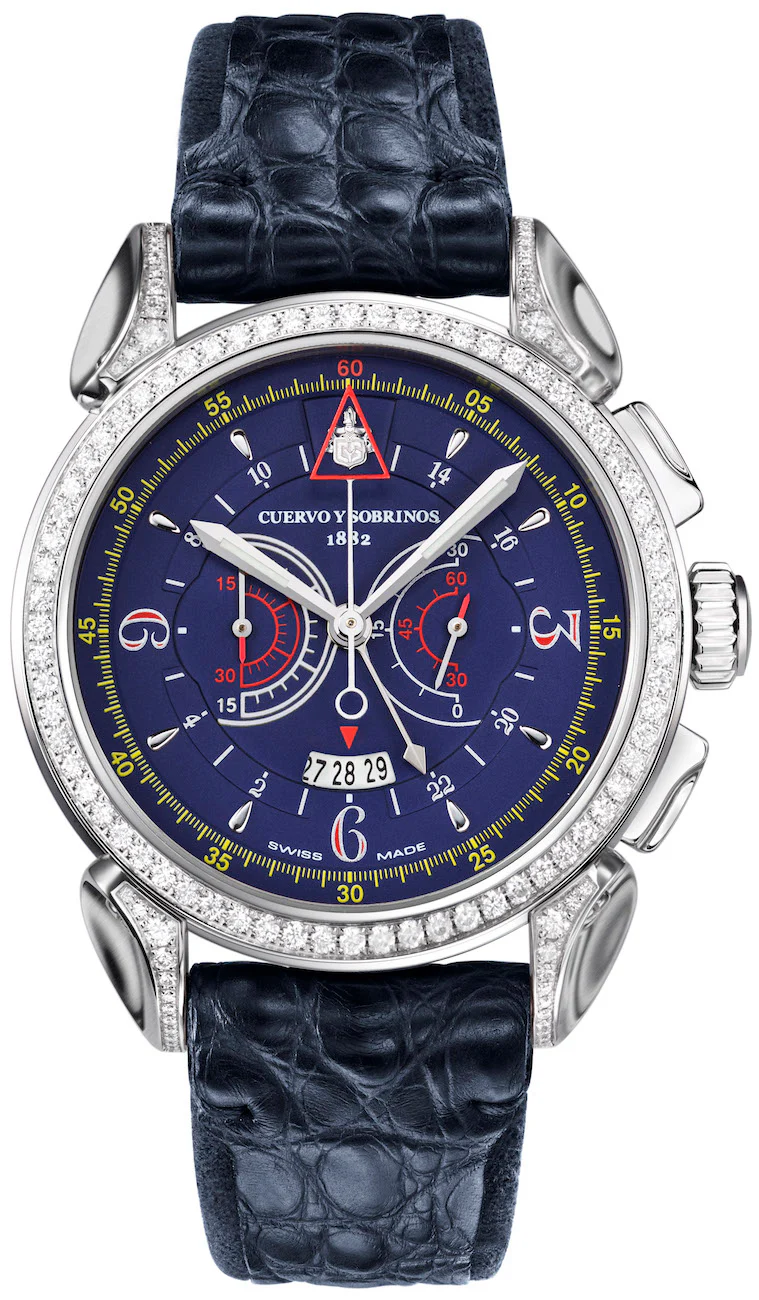 Cuervo y Sobrinos Watch Historiador Vuelo Chrono