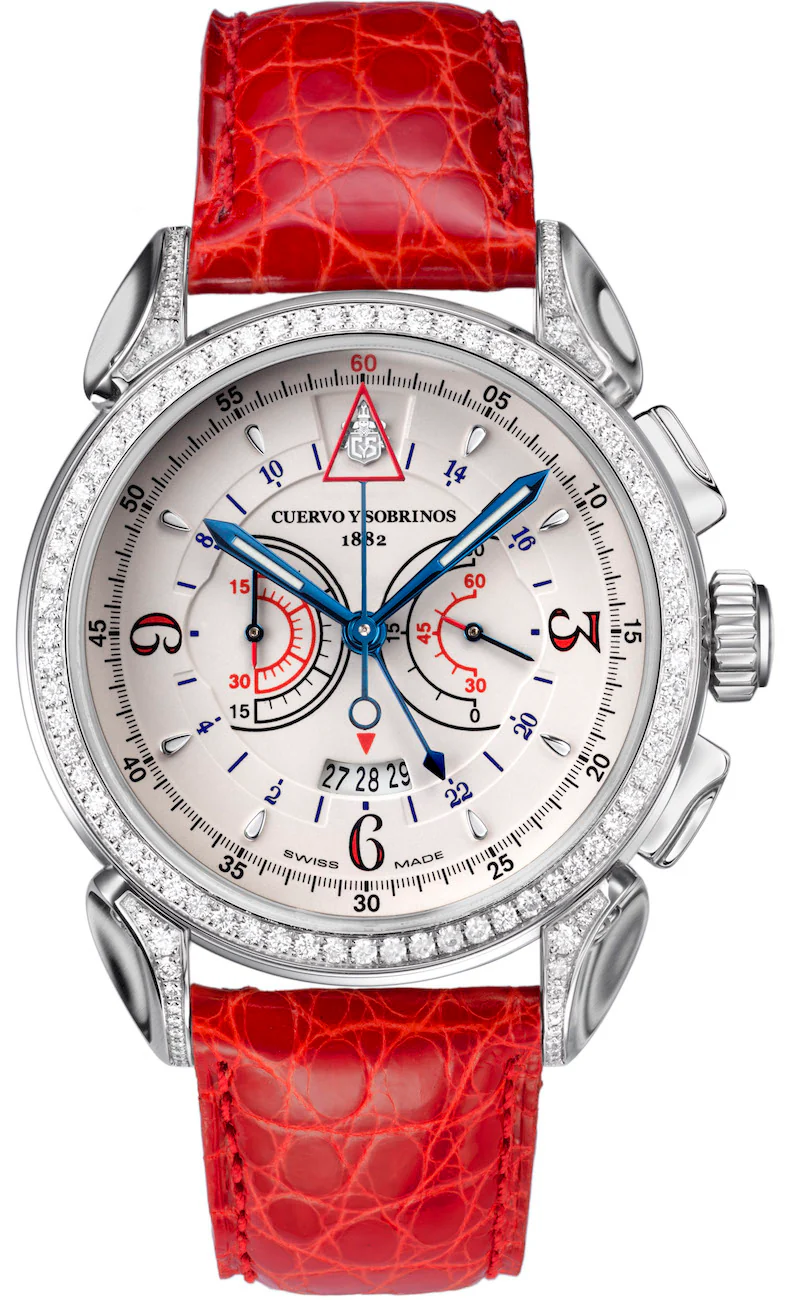 Cuervo y Sobrinos Watch Historiador Vuelo Chrono