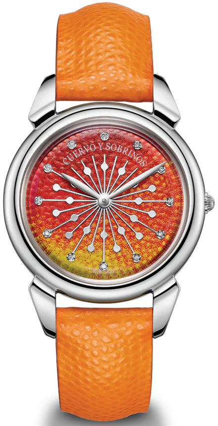 Cuervo y Sobrinos Watch Senora Sol Y Estrellas