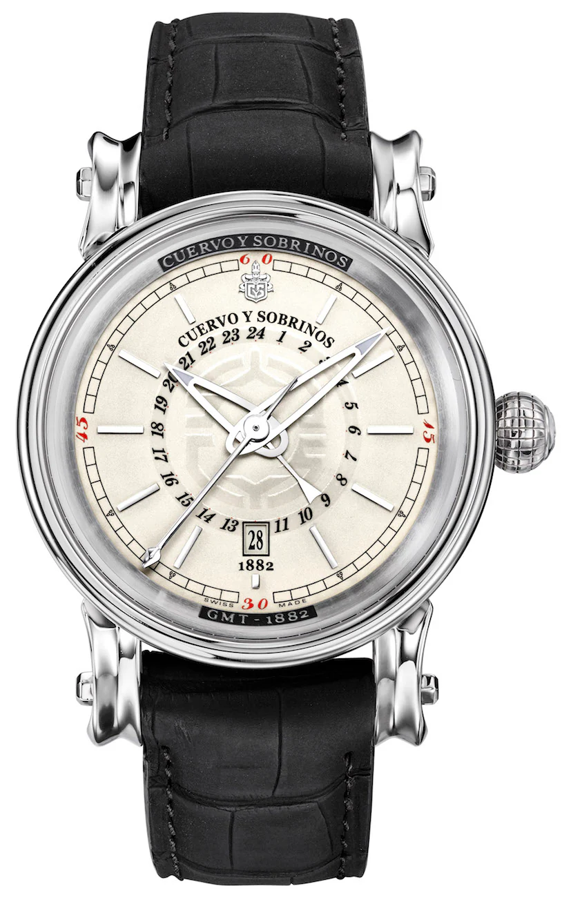 Cuervo y Sobrinos Watch Torpedo Pirata GMT