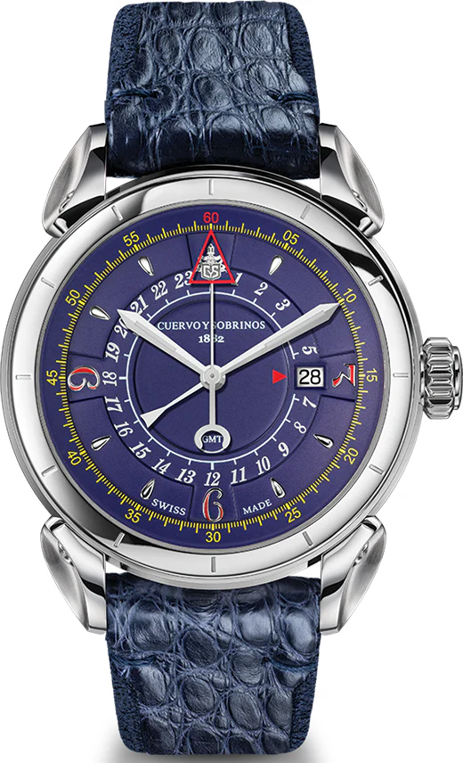 Cuervo y Sobrinos Watch Vuelo GMT