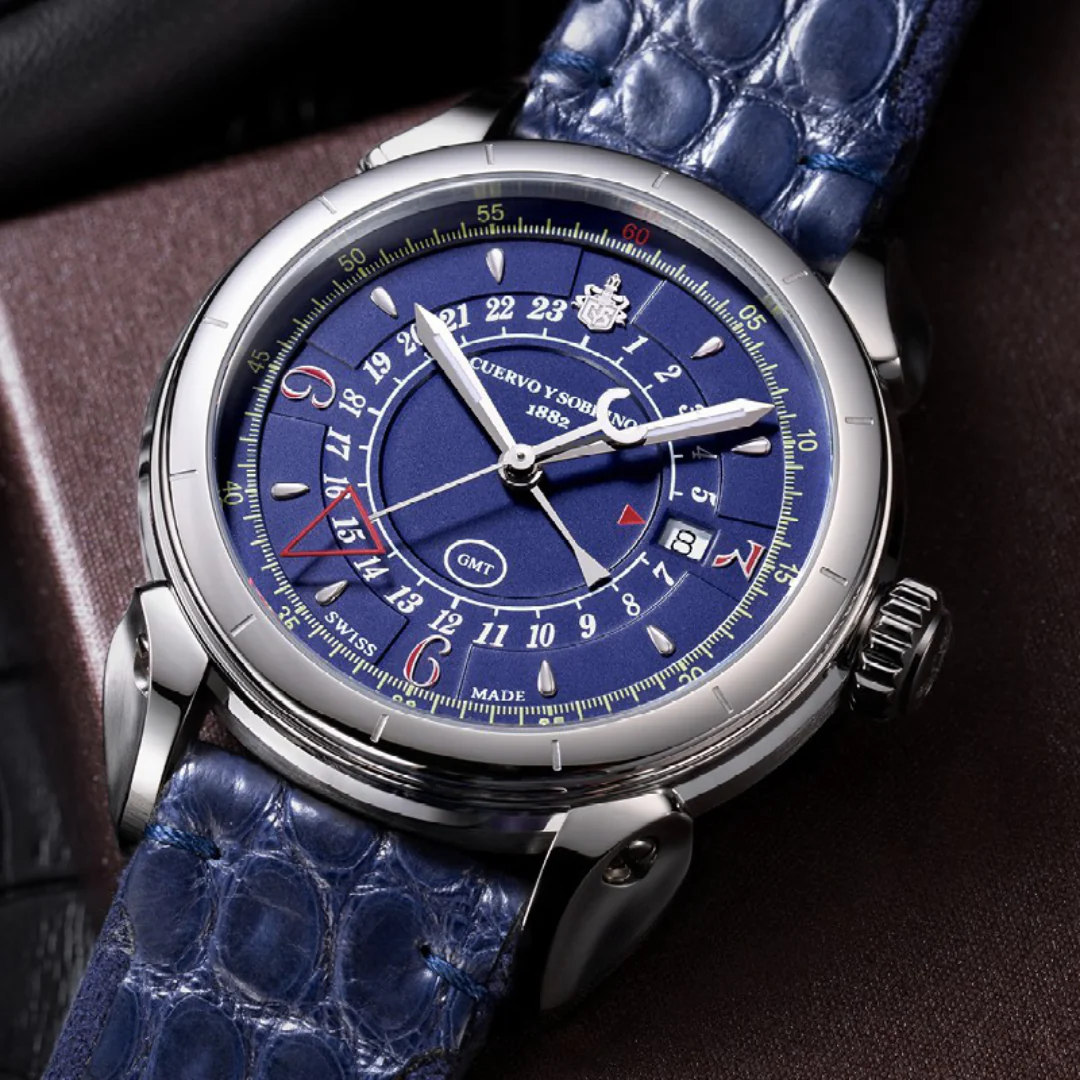 Cuervo y Sobrinos Watch Vuelo GMT - Image 2