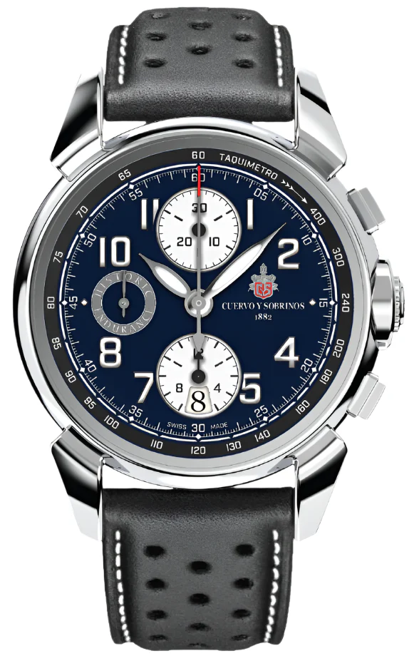 Cuervo y Sobrinos Chronograph Historic Endurance Limited Edition Watch
