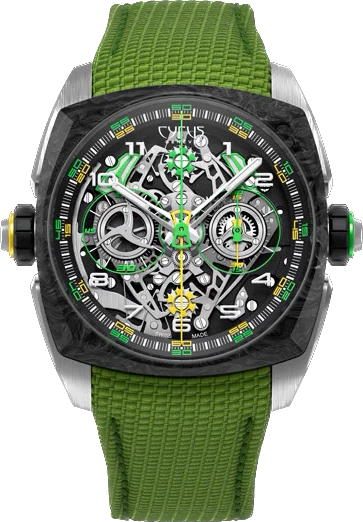 Cyrus Klepcys Dice Lime Carbon Limited Edition Watch