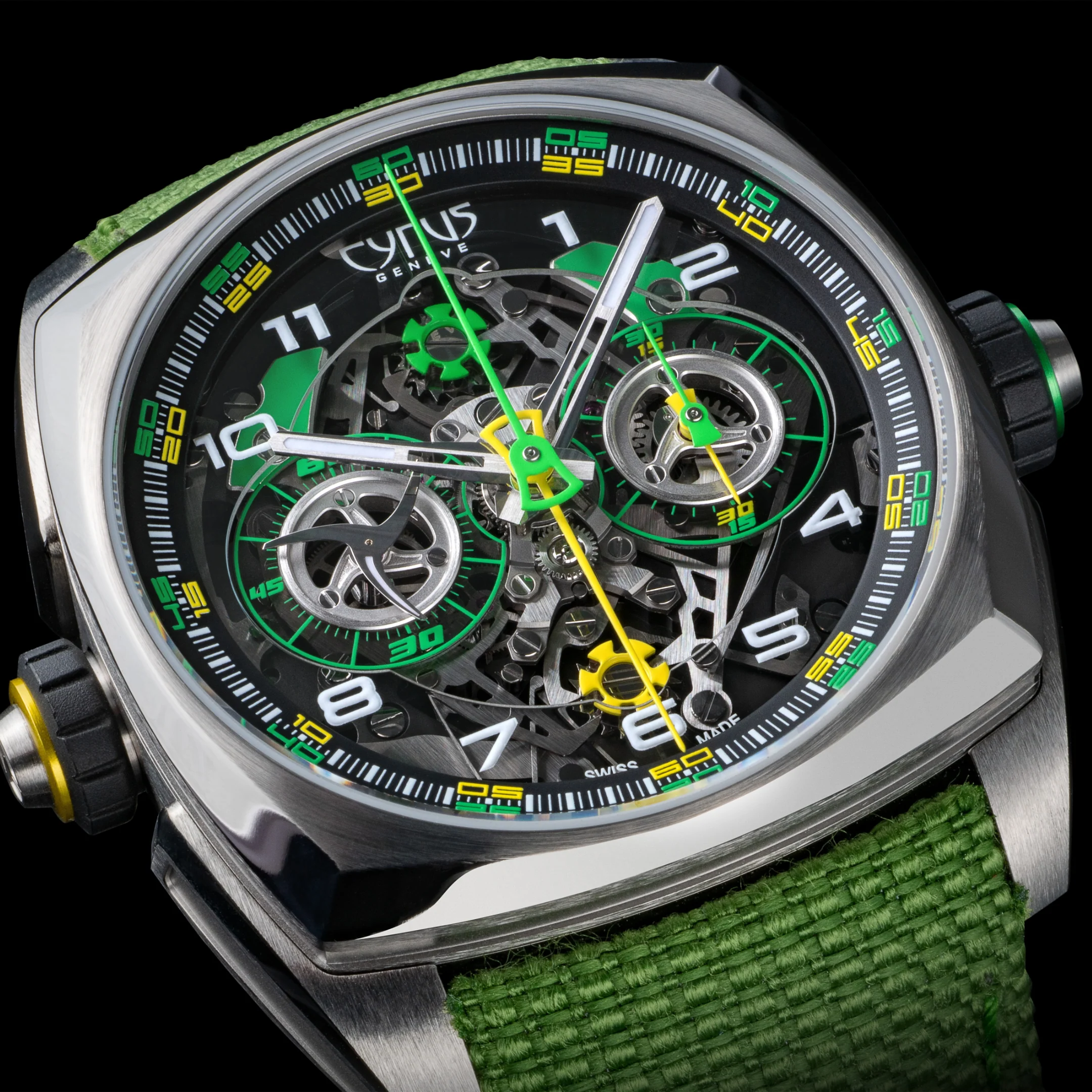 Cyrus Watch Klepcys DICE Lime Titanium Limited Edition - Image 2