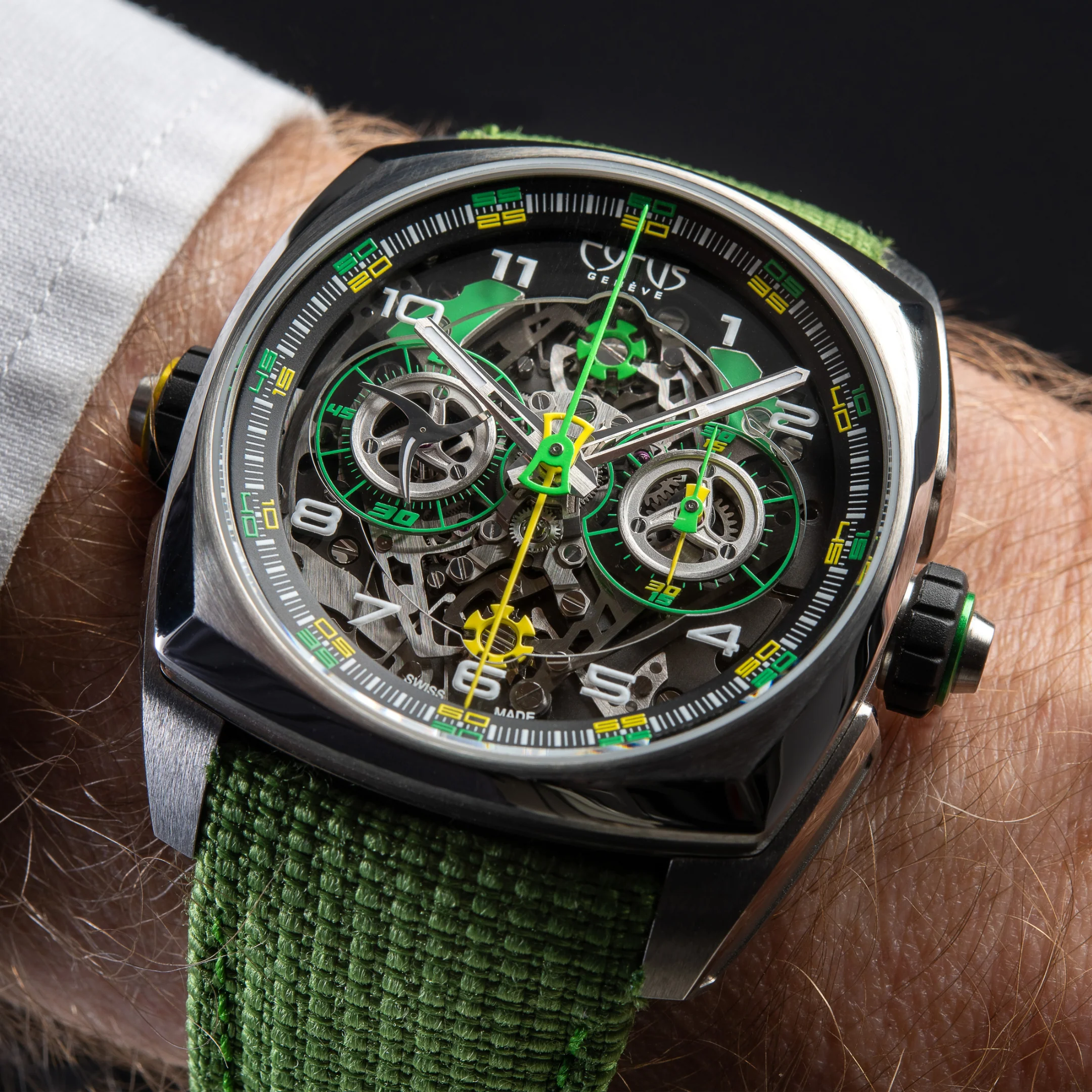 Cyrus Watch Klepcys DICE Lime Titanium Limited Edition - Image 6