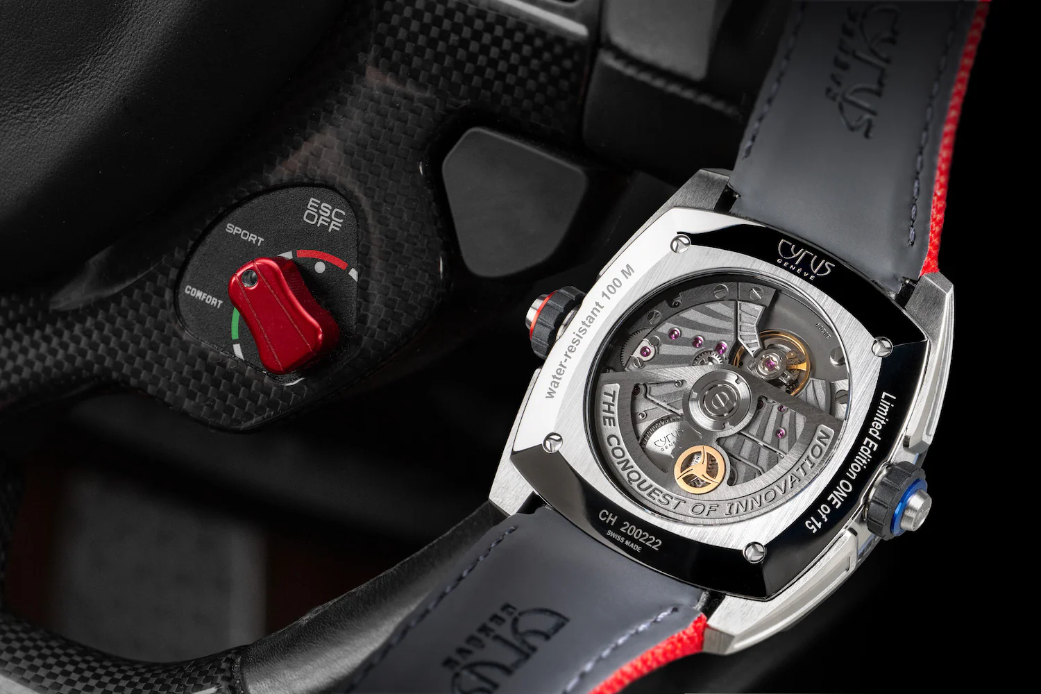 Cyrus Klepcys Dice Titanium Carbon Fiber Limited Edition Watch - Image 3