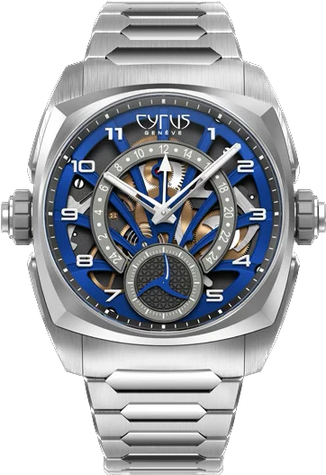 Cyrus Klepcys GMT Ocean Blue Bracelet Limited Edition Watch