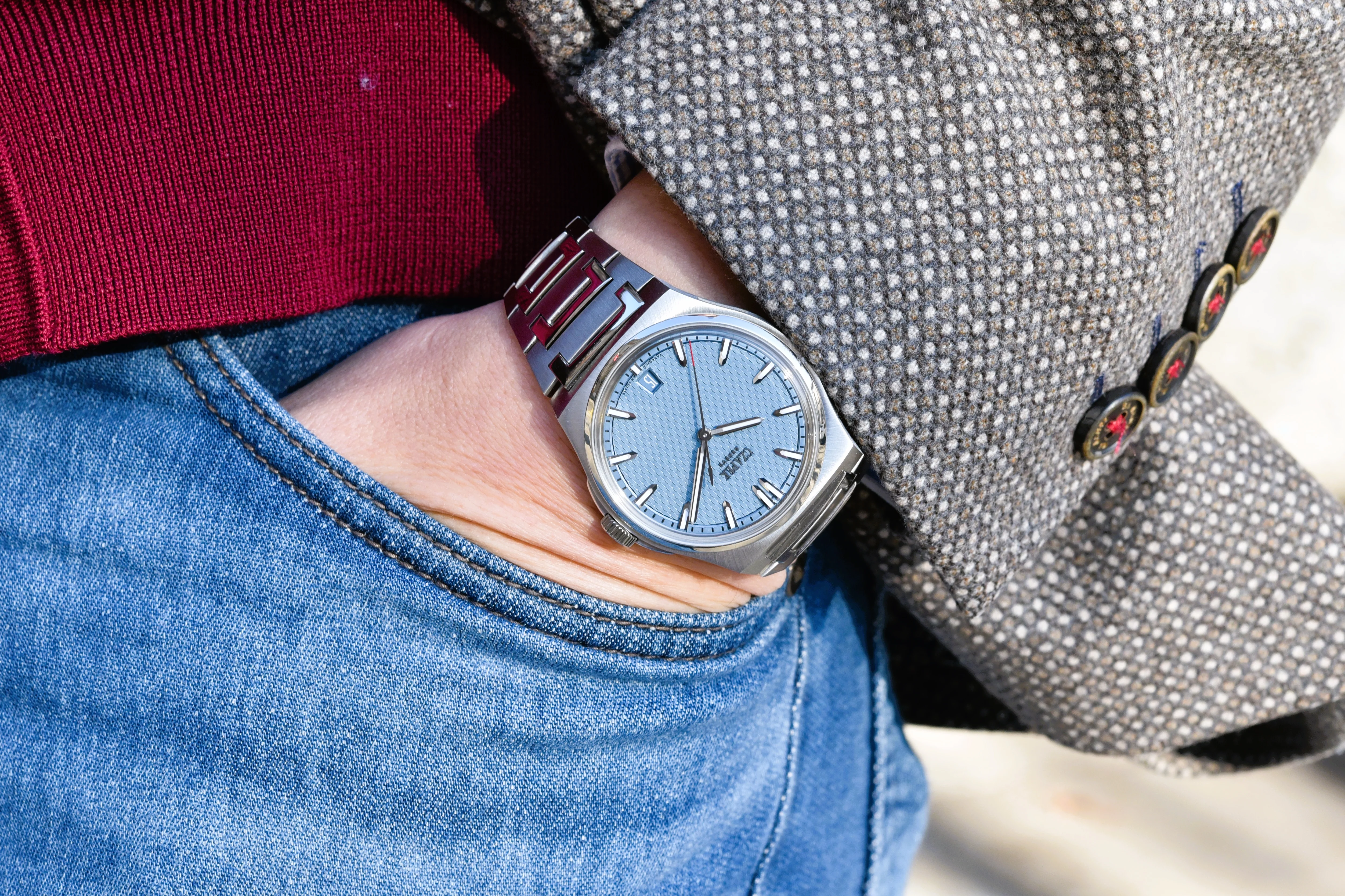 Czapek Antarctique Passage de Drake Glacier Blue S 40.5mm Watch - Image 4