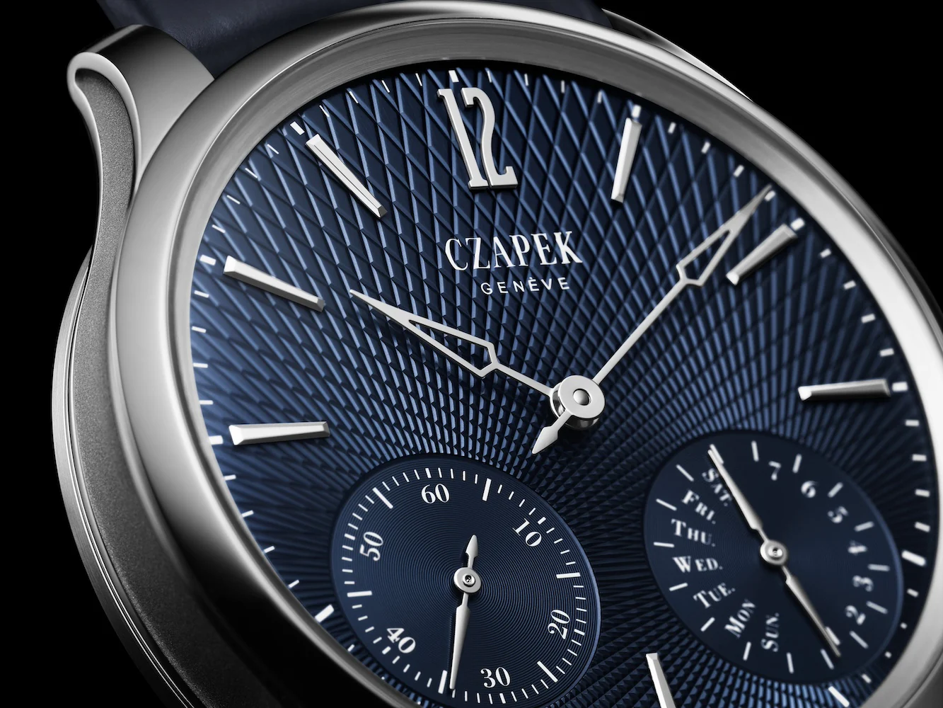 Czapek Quai des Bergues No.17 Double Soleil Deep Blue Watch - Image 4