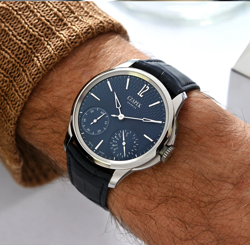 Czapek Quai des Bergues No.17 Double Soleil Deep Blue Watch - Image 6