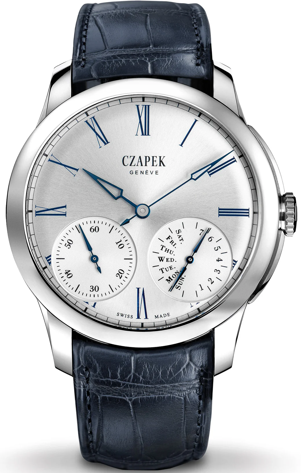 Czapek Watch Quai des Bergues Guilloche Ricochet Steel No.25bis Limited Edition