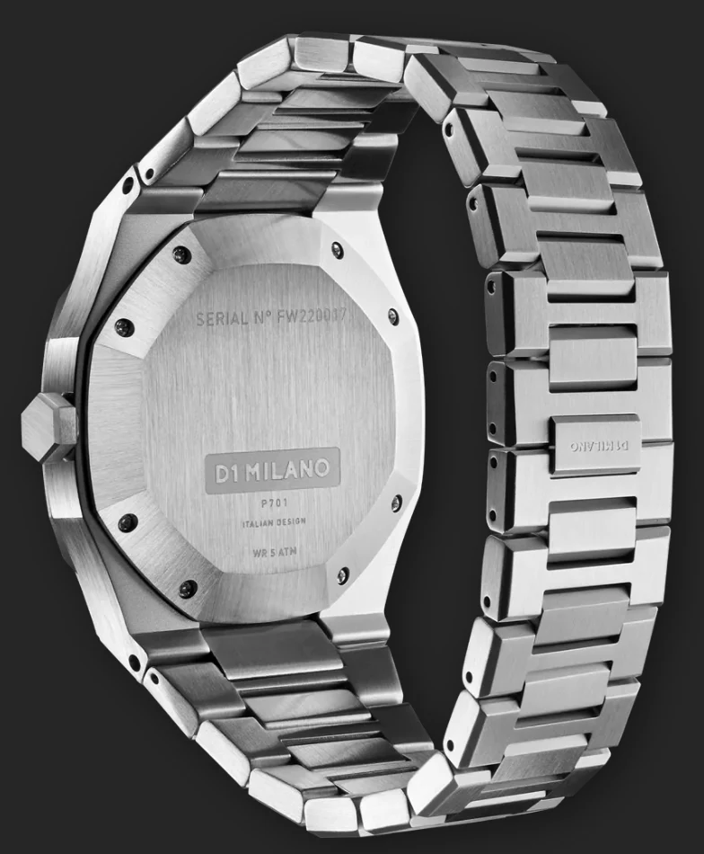 D1 Milano Watch Automatico Retro Blue - Image 4
