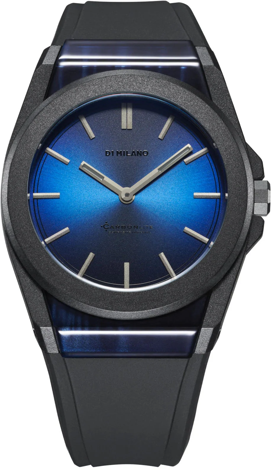 D1 Milano Watch Carbonlite Blue Sunray