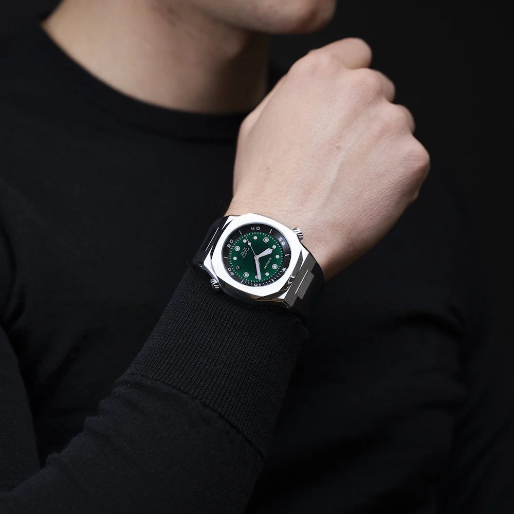 D1 Milano Watch Subacqueo Diver Deep Green - Image 5