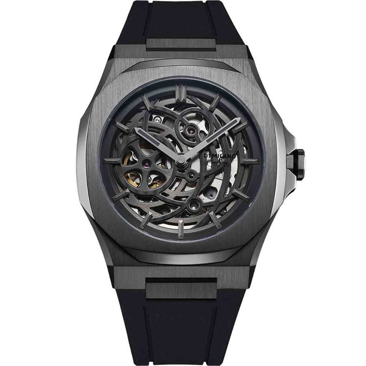 D1 Milano Watch Mechanical Skeleton