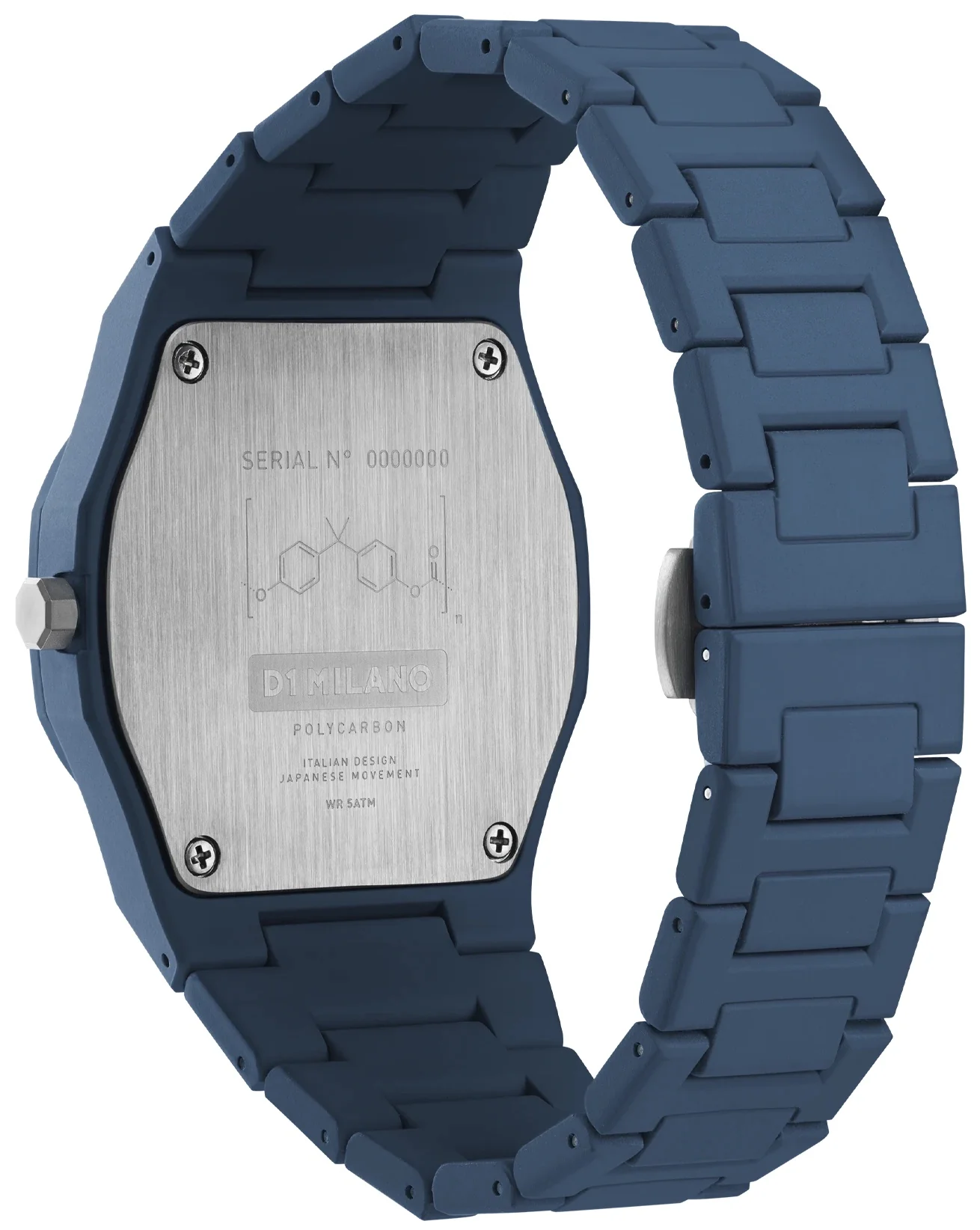 D1 Milano Polycarbon Blue Watch - Image 3