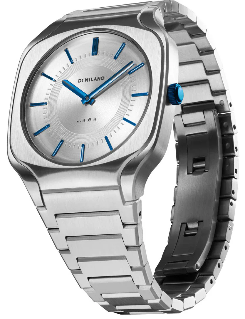 D1 Milano Square Silver Watch - Image 3
