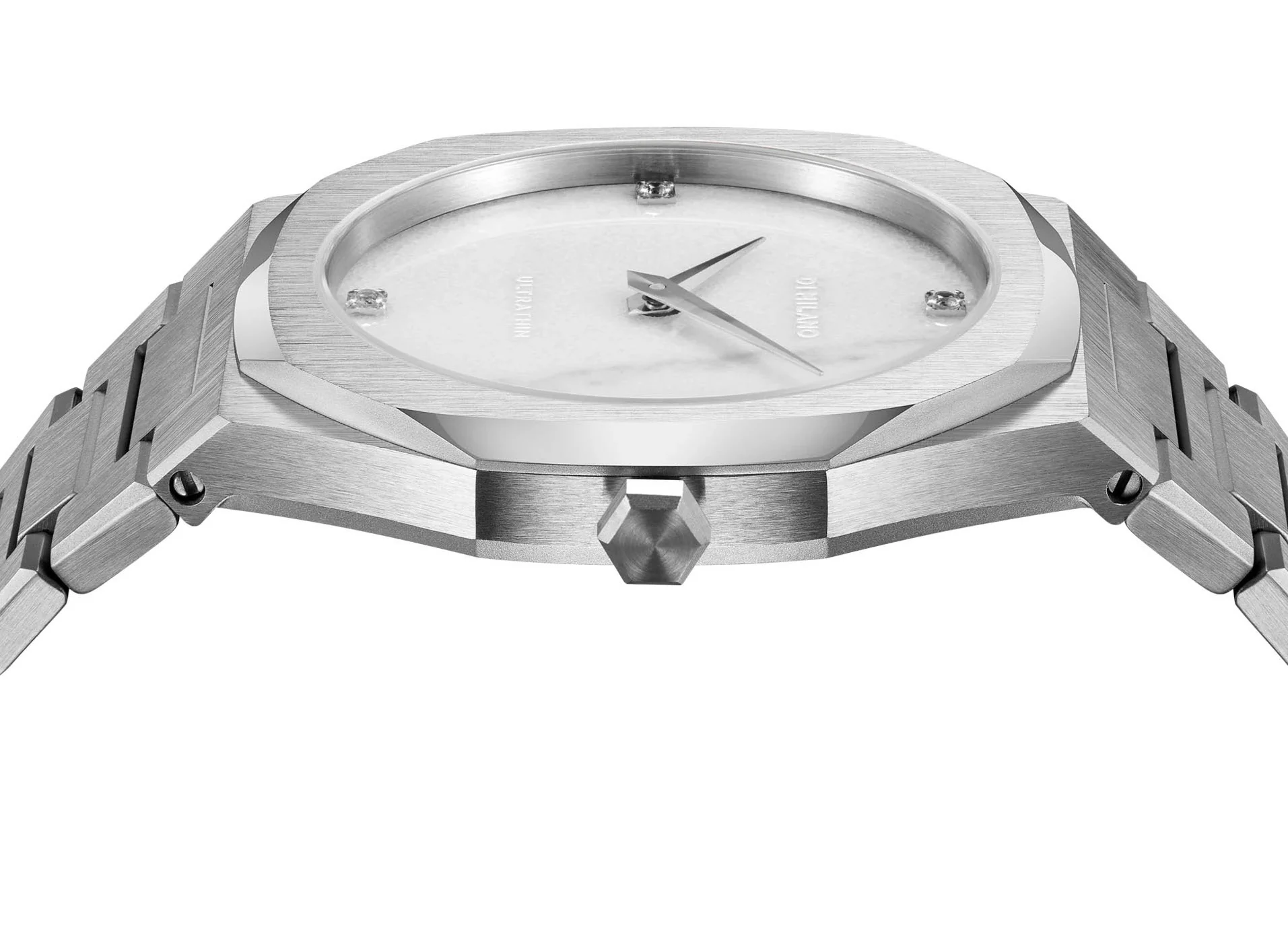 D1 Milano Watch Ultra Thin Marble Silver - Image 3