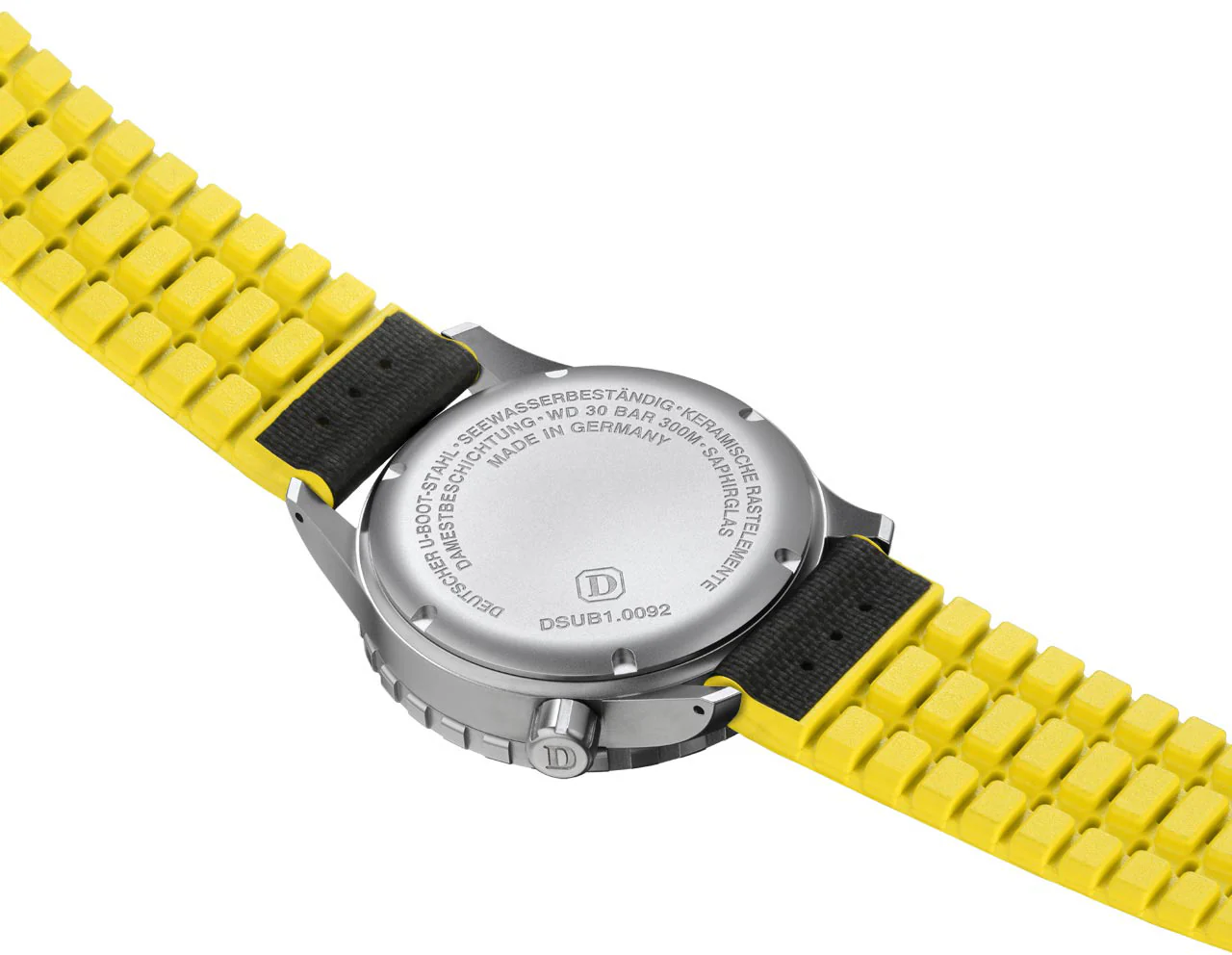 Damasko Watch DSub1 Leather Rubber Yellow - Image 3