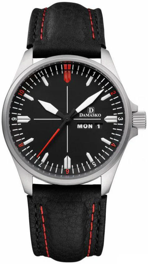 Damasko Watch DA 343 Hour Rehaut Leather Pin