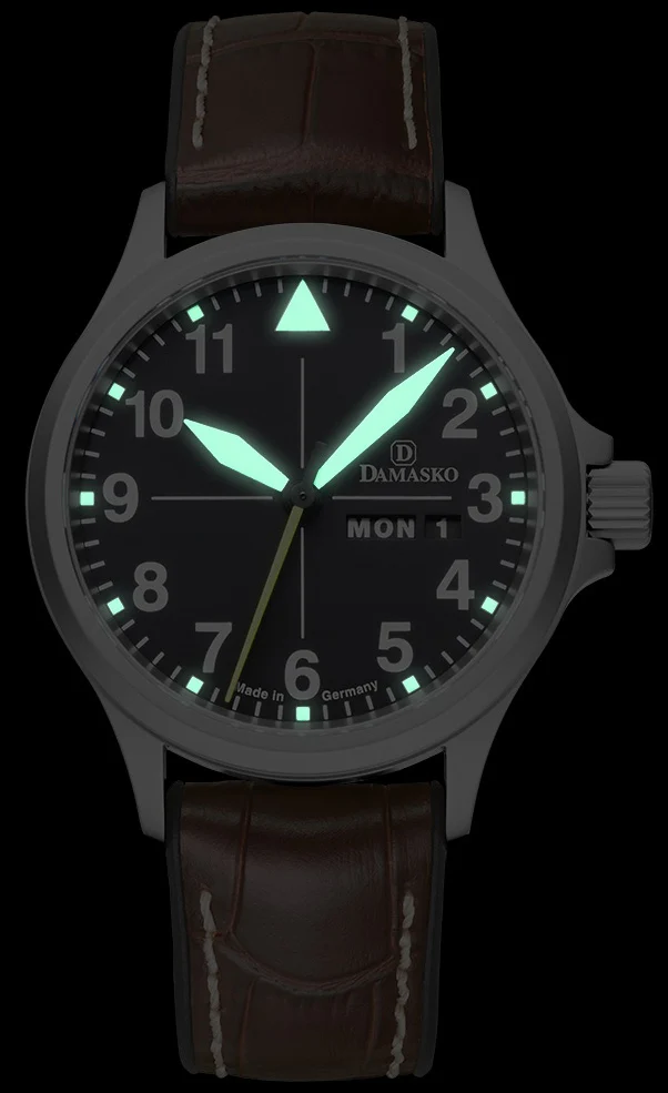 Damasko DK36 Leather Pin Watch D - Image 2