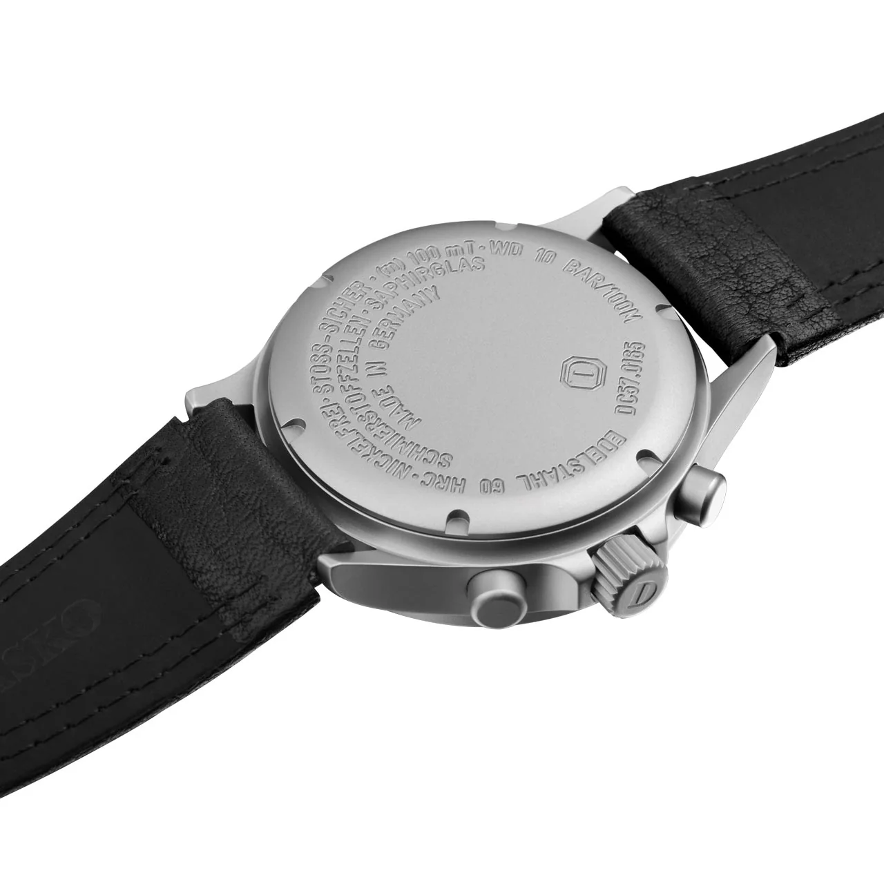 Damasko Watch DC57 Black Leather Pin - Image 2