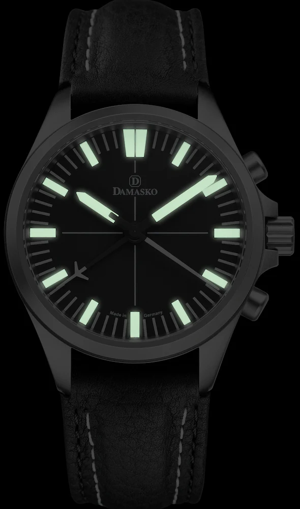 Damasko Watch DC70 Leather With Double Stitch Pin Buckle - Image 2