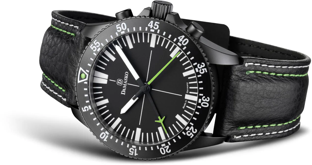 Damasko Watch DC80 Black Leather Pin - Image 2