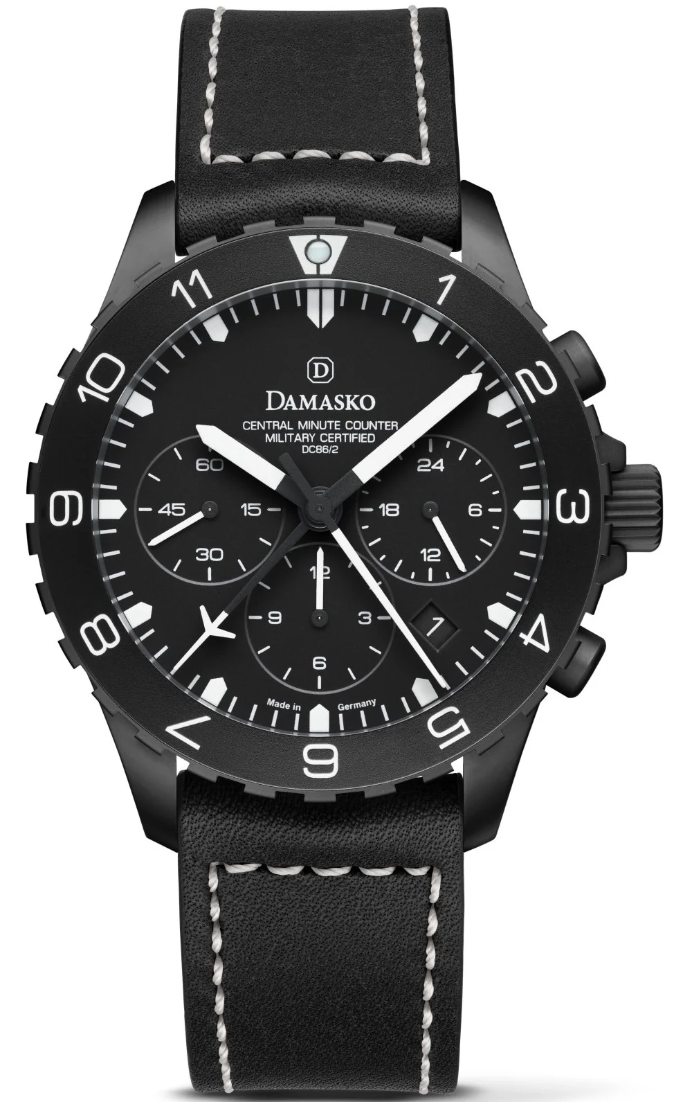 Damasko Watch DC86/2 Black Leather