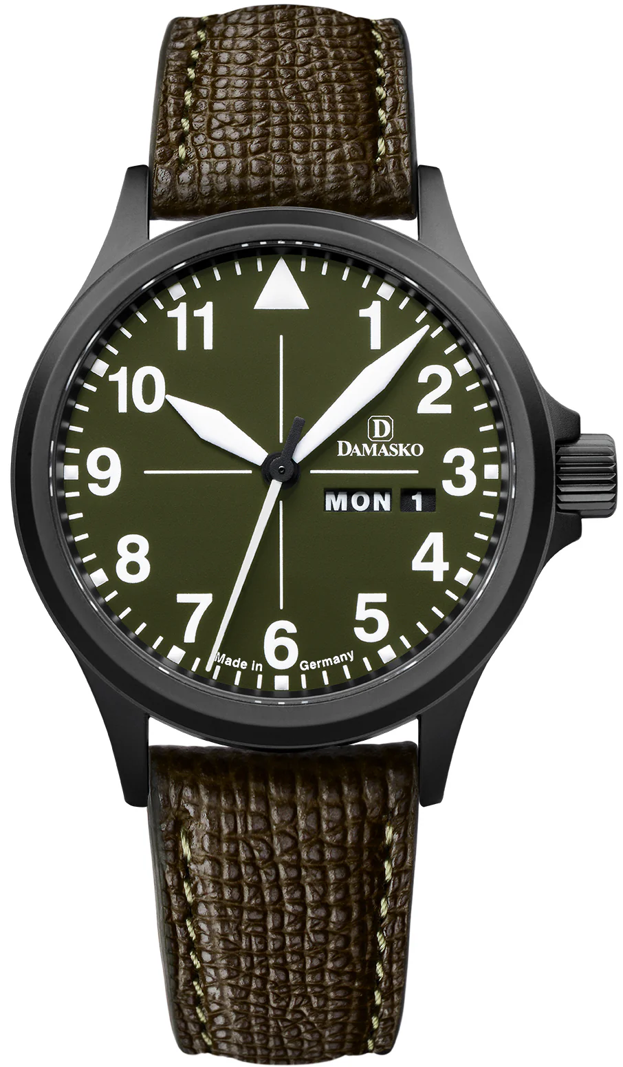 Damasko Watch DH 2.0 Black Leather Pin