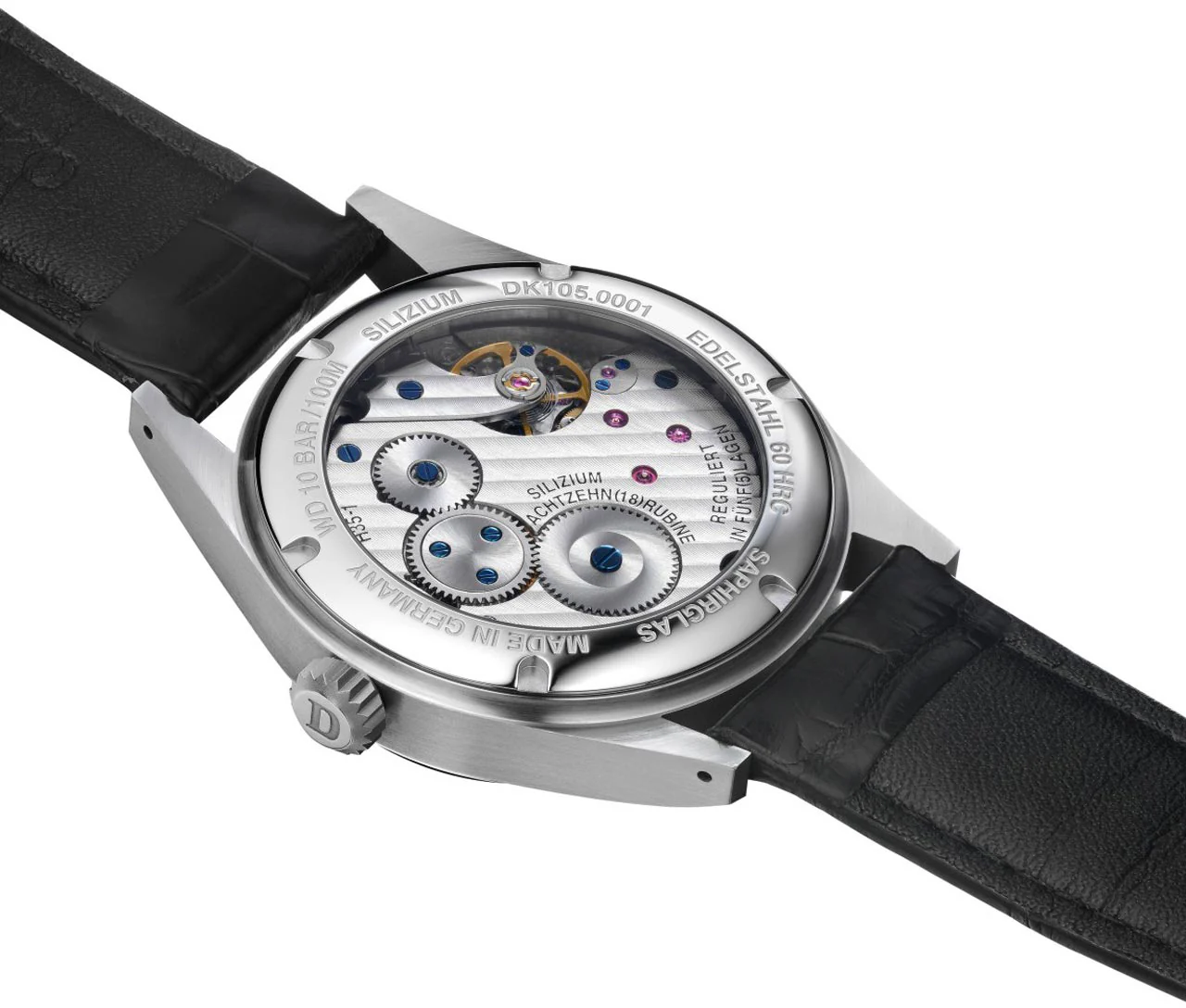 Damasko Watch DK 105 Anthracite Alligator - Image 3