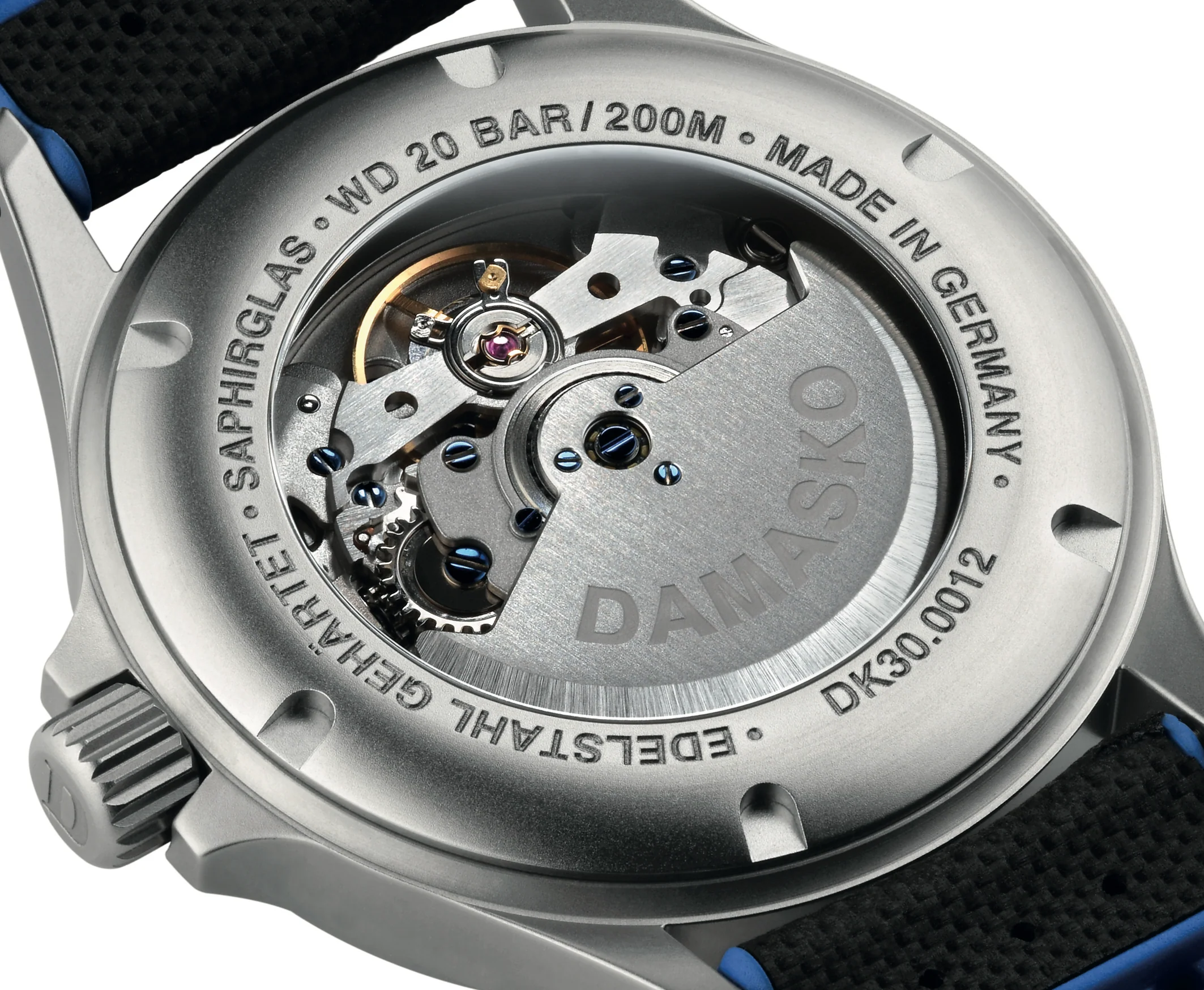 Damasko Watch DK30 Ocean Robby Rubber Pin Buckle - Image 2