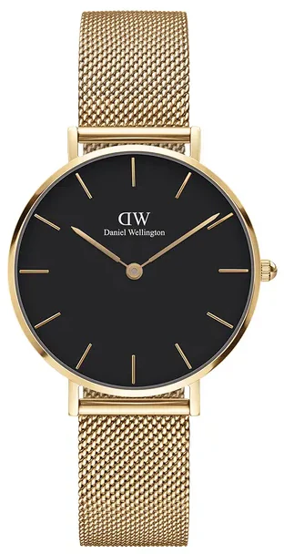 Daniel Wellington Watch Petite Evergold Black 32mm