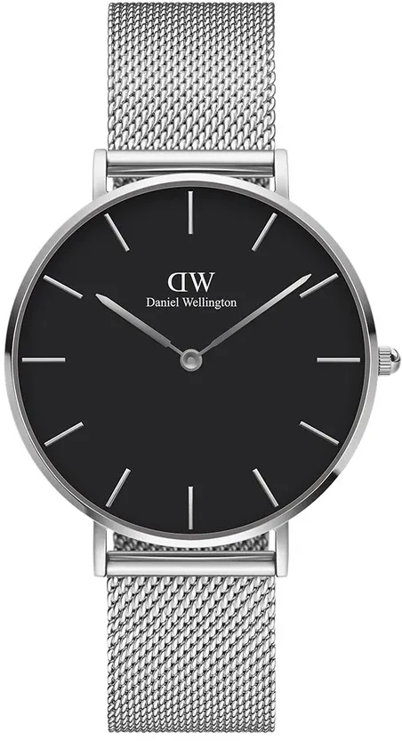 Daniel Wellington Watch Petite Sterling Black 36mm